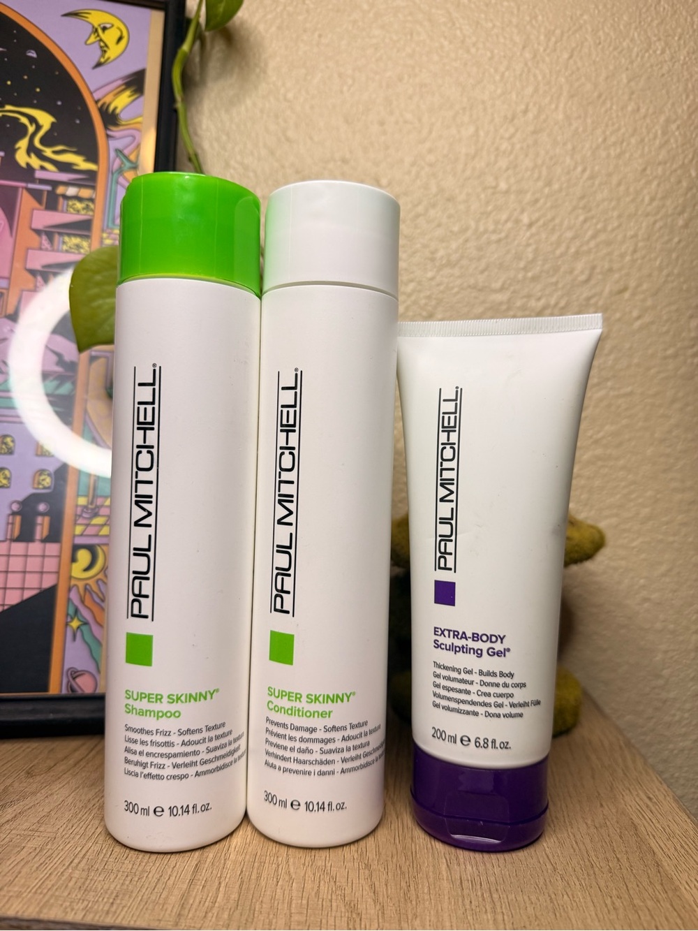 Paul Mitchell Super skinny set Set — White, Green & Purple